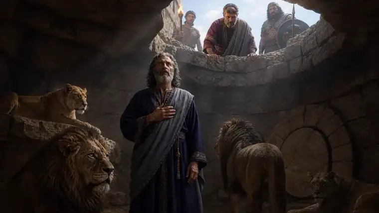 Daniel in the den of lions